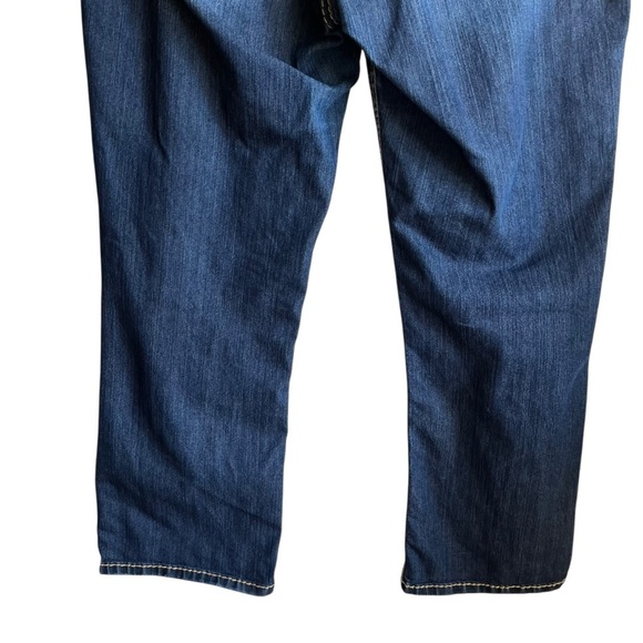 Silver Jeans Suki Capri Dark Wash Low Rise Denim Jeans Size 34 - Picture 9 of 11